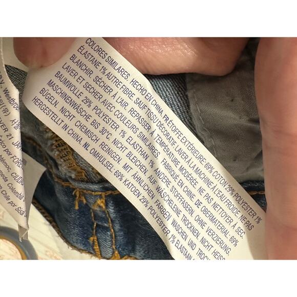 Forever 21 blue denim long sleeves button jean jacket size M - Picture 5 of 13